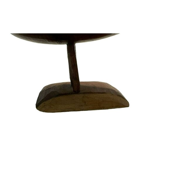 Shorebird Roadrunner Decoy Hand Carved Natural Wood Sculpture Decorative USA - Picture 6 of 8